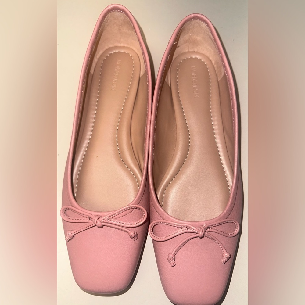 Nordstrom Pink Ballet Flats with Bow